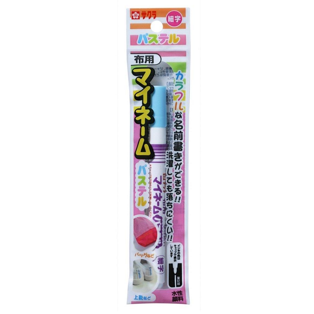 Sakura My Name Fine Blue Cray-Pas Water-Based Marker, Pastel, Point, YKM-S#36,