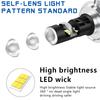 1 Peça H4 BA20D P15D Lâmpada de Farol de LED para Motocicleta Holofote 12V Luz de Cruzamento/Farol Alto Lâmpada de Nevoeiro Dupla Cor Branco Amarelo Acessório para Motos