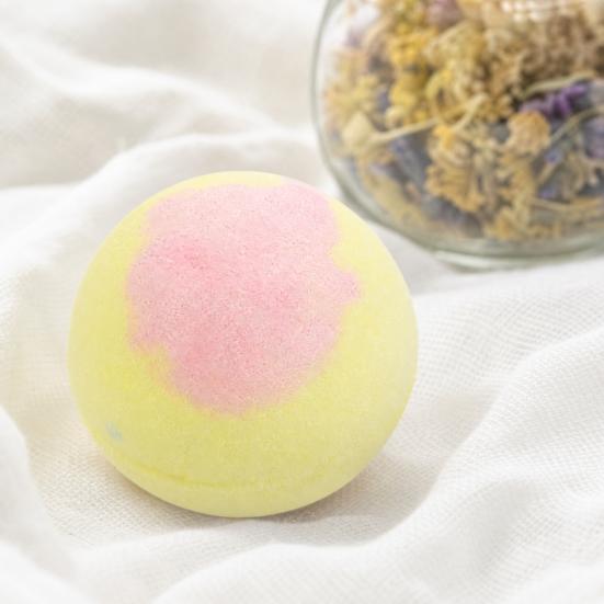 6Pcs Salt Bath Bombs with Toy Inside, Handmade Plants Extract Essential Oils Fizzies Balls, Dry Skin Moisturizing Shower Ball, Gift for Kids