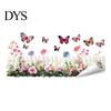 Multi-scenario Wall Decoration Flowers Plants Sticker Self-Adhesive Hanging Vines Wildflower Butterfly Healing Home Decor Removable Art Mural