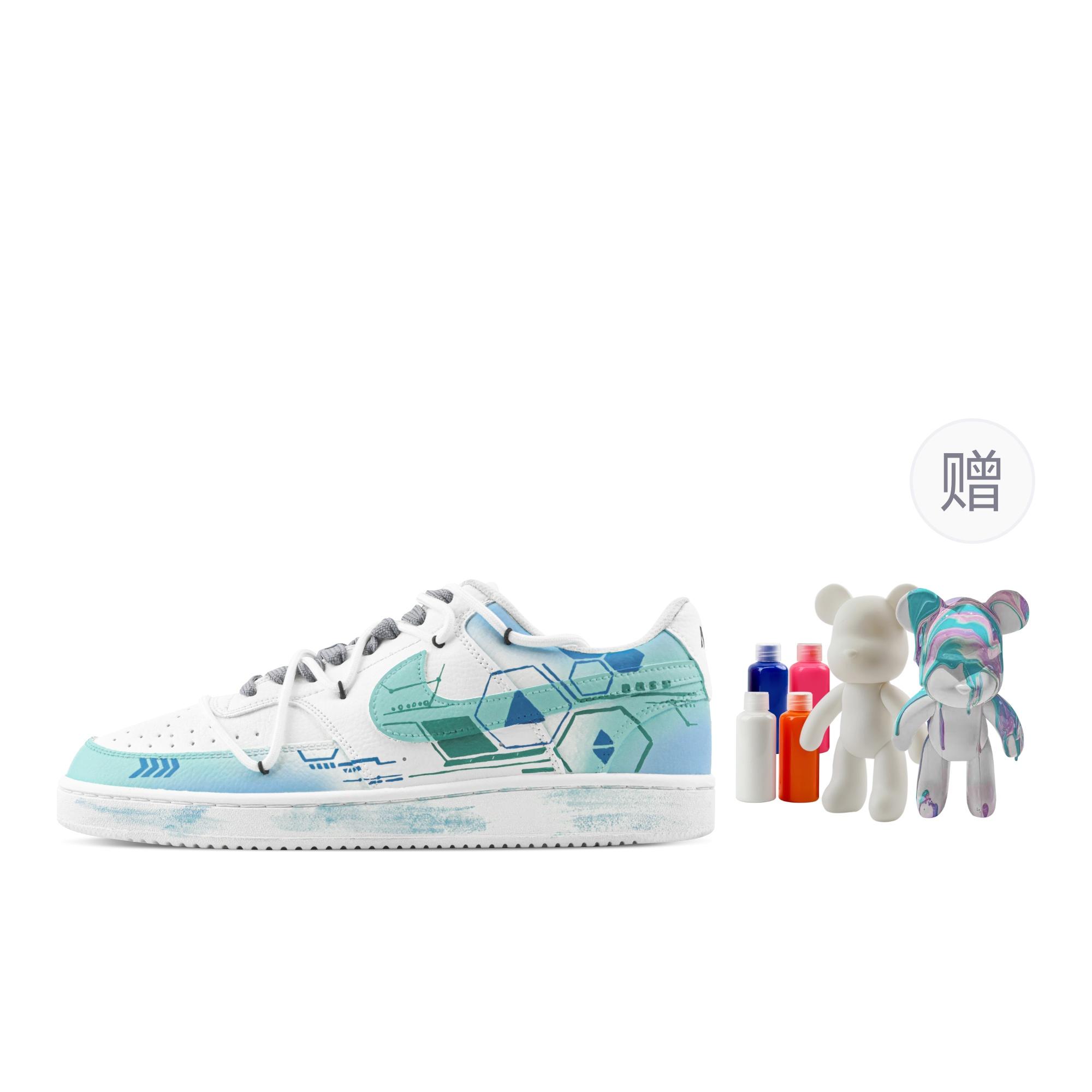 

Nike Court Vision 1 Future, Fluid Bear Abrasion Resistant Low top Skateboard Shoes Men s Green White DH2987-101(Team529--) 45