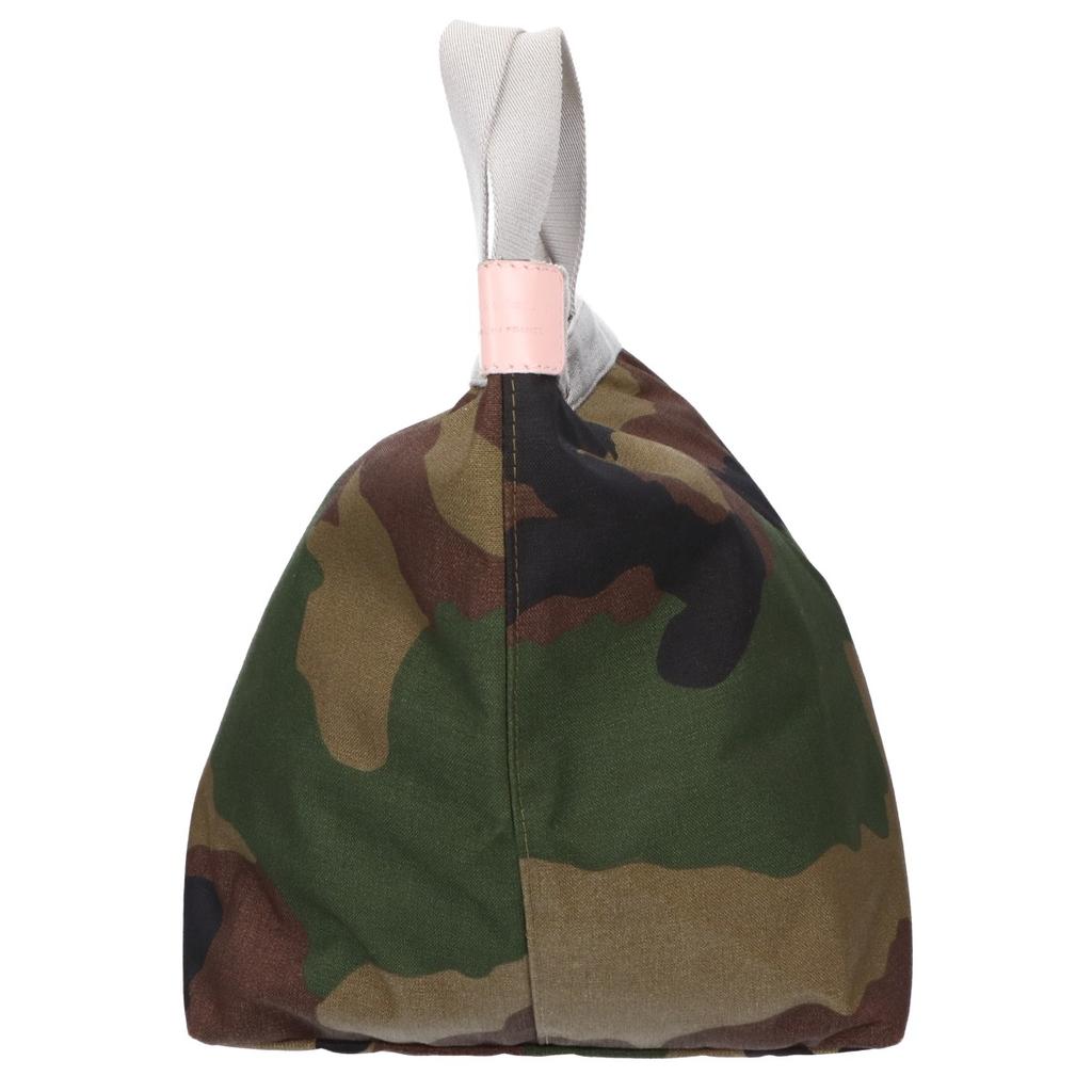 Herve Chapelier 725W Dragee Tug Boat Shape Tote Bag L Camouflage X SilverUsed