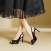 Stiletto Platform Peep-toe Backless Sandals 2025 - Women's Summer High-Heels