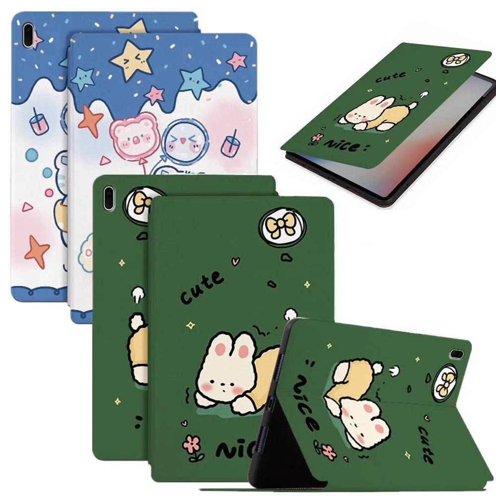 

Для Samsung Tab S7 FE 12,4 2021 чехол для планшета Smart Wake Cover Funda флип-подставка из искусственной кожи для Galaxy Tab S7 FE чехол SM-T730 T736B