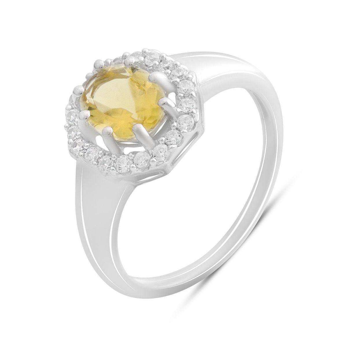 

Silver ring with citrine nano 1.538ct, product weight 3.12 gr (2189930) 17.5 бурштин