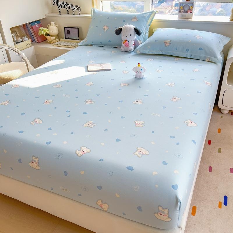 Cotton Printed Mattress, Simmons Mattress Protective Cover, Pure Cotton Lazy Bedspread Pillowcase