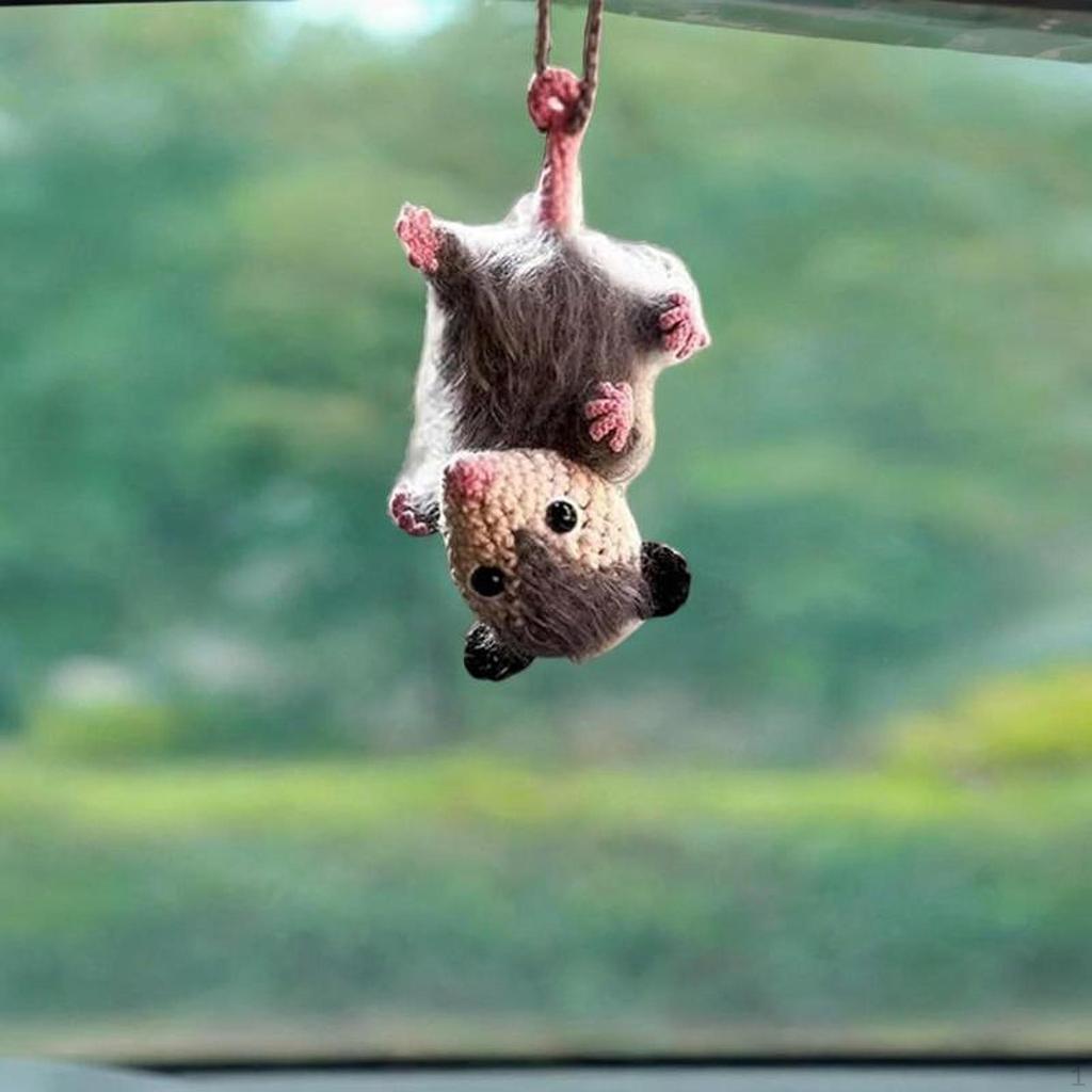 Car Mouse Pendant Auto Rearview Mirror Decorative Birthday Gift Funny Hanging Ornament for