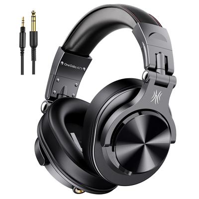 OneOdio A71 Kopfhörer, kabelgebunden, 40 mm Treiber, Monitor-Kopfhörer, Over-Ear-Buchse, versiegelt, für Instrumentenübungen, zum Mischen von Musik, zum Ansehen von Filmen, für Mobiltelefone und PCs, 6,35