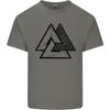 Valknut Symbol Vikings Gym With Black Print Unisexs Light Cotton TShirt