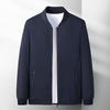 Two Patterned Baseball Work Collar Jacket Fashion Inner Double Pocket Thermal Jacket