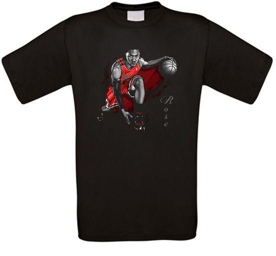

Derrick Rosa Bulls Baloncesto Camiseta de Todos los Tamaños Nuevos Unisex T-Shirt L