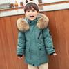 Boys' 2023 Mid-Length Winter Jacket: Thickened Cold-Weather Wear for Small and Medium Children