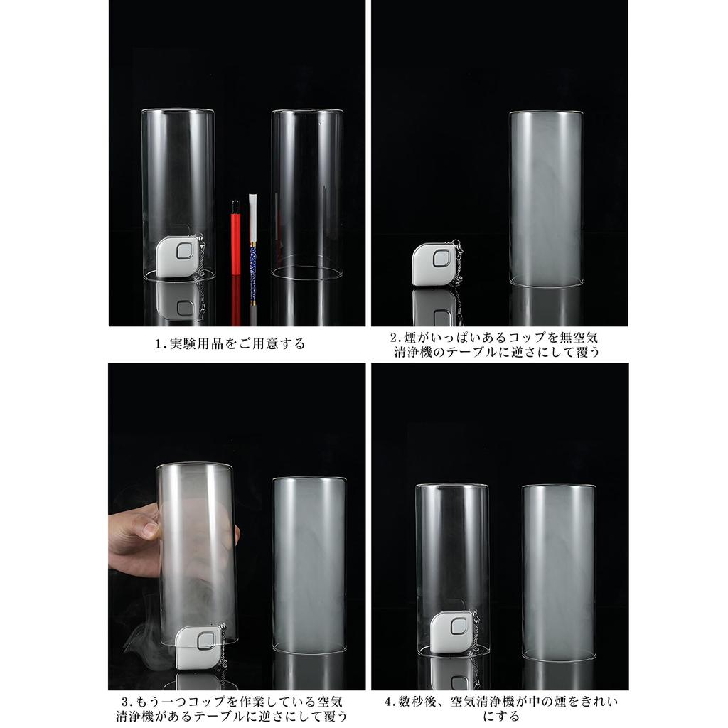 VIGOUROUS Portable Air Purifier, Small, Compact, Ion Generator, Neck-worn, Negative Ion Generator, 40 Million Ion Generation, 24-Hour Continuous Opera