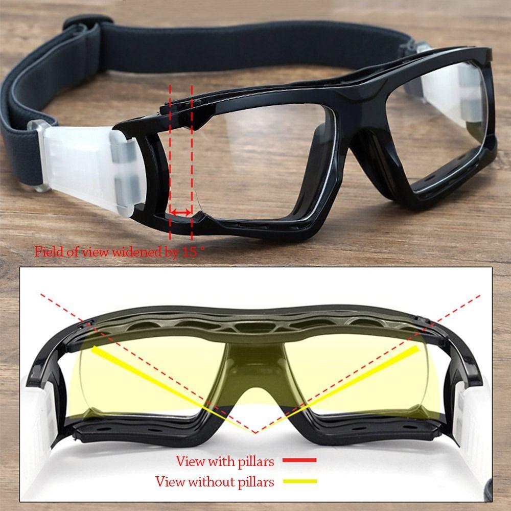 Impact Resistance Sports Glasses Eye Protective Basketball Glasses Outdoors Safety Goggles