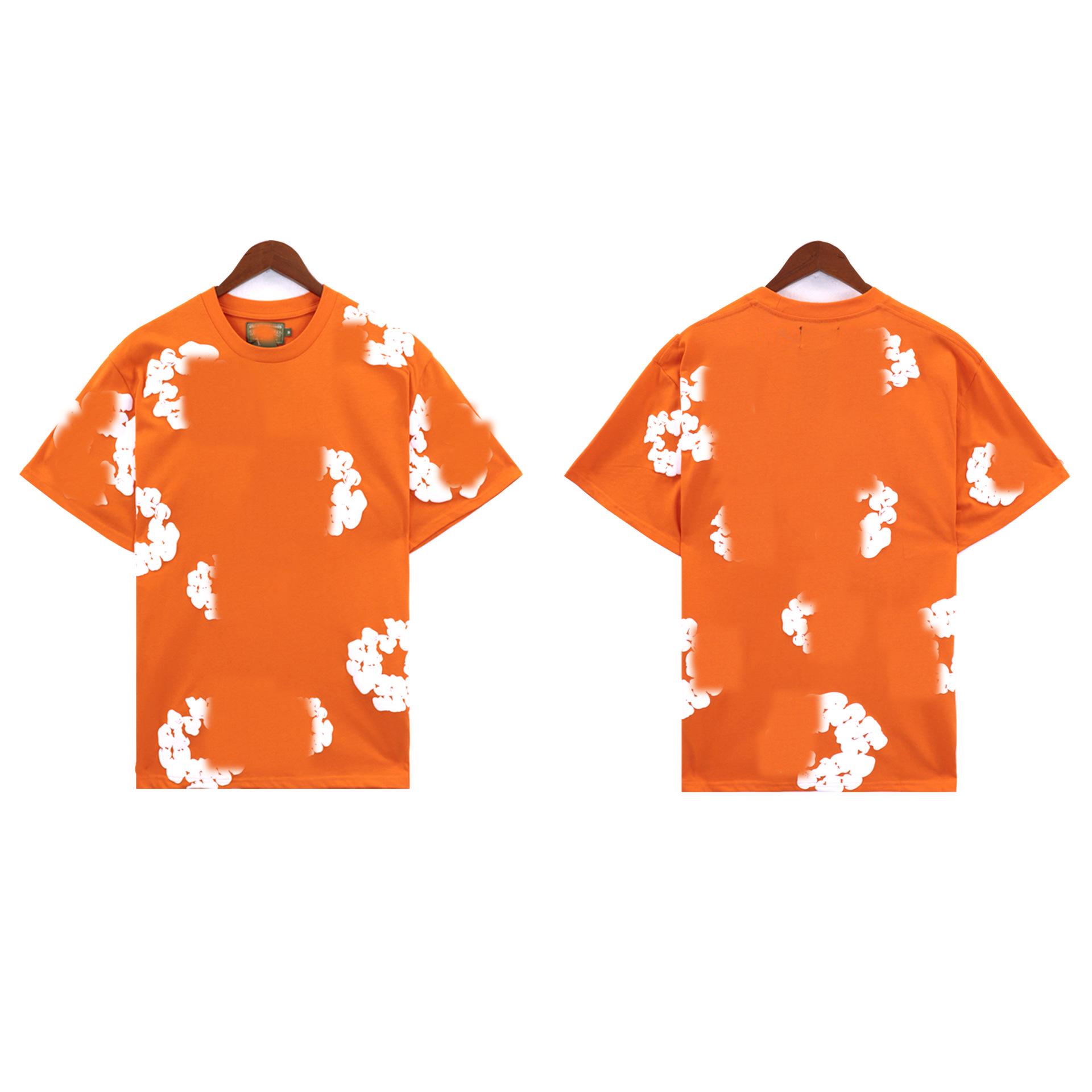 

Весняно-літня повсякденна вільна футболка з деніму та бавовни з принтом, з круглим вирізом M (European Size)