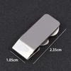 1Pc Stainless Steel Metal Money Clip Dollar Design Fashion Simple Silver Dollar Cash Clamp Holder Wallet For Men Women