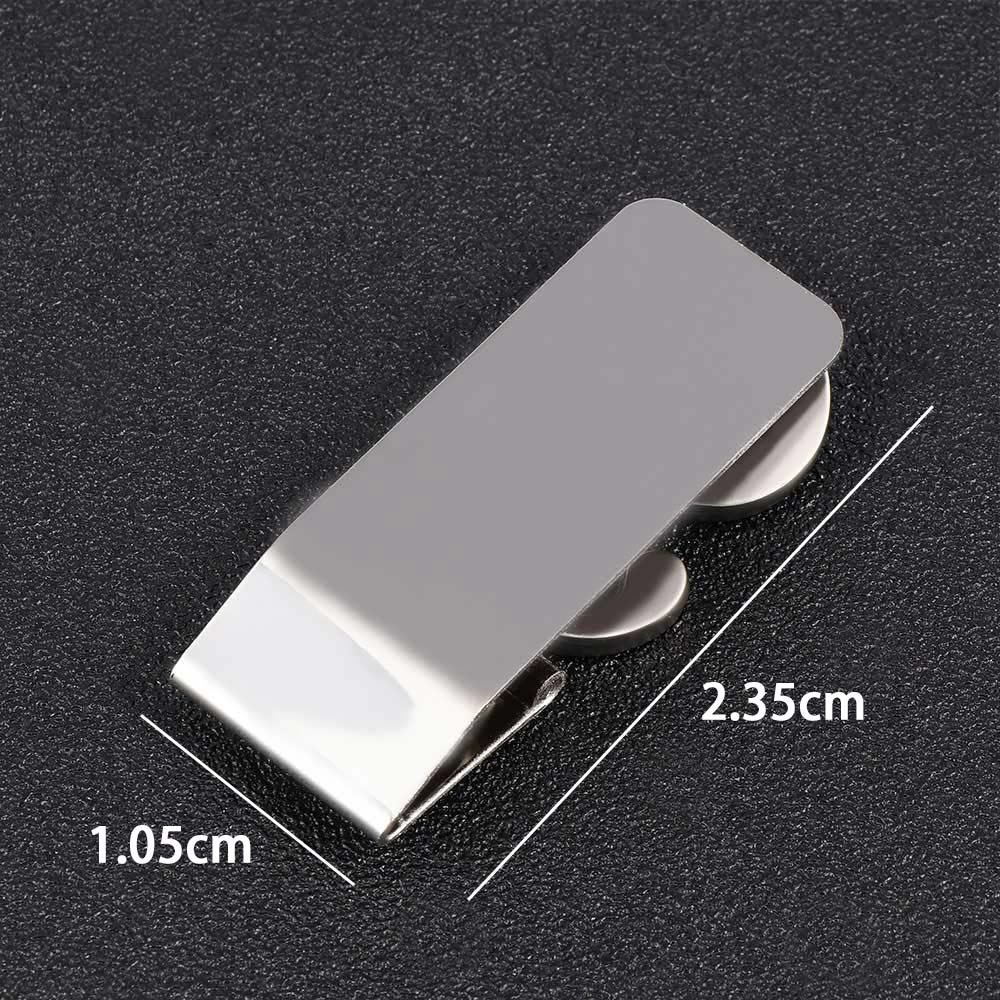 1Pc Stainless Steel Metal Money Clip Dollar Design Fashion Simple Silver Dollar Cash Clamp Holder Wallet For Men Women
