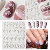 Turkalla 5D Nail Set of Lace Flower Etched and 3D Nail Gel Easy To DIY Flower Art Nail Nail Floral Pattern Stickers, 6, Stickers, Transparent, Effect,