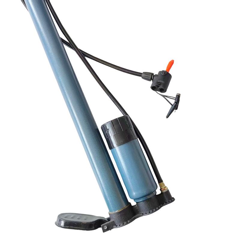 Compact High-Pressure Air Pump with Gauge for Bikes and Electric Vehicles