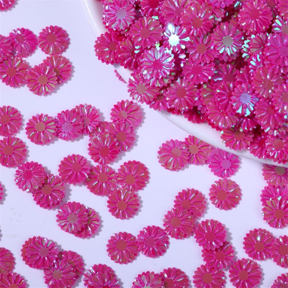 Phone Case Decor Daisy Sequins Glitter Nail Art Slime Fillers Flower Loose Sequins Handmade