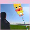 Modern Minimalist Soft Duck Kite Made Of Polyester With Large 100m Line For Family Picnic