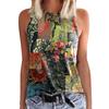 Summer Little Daisy Patchwork 3D Print Tank Top Women Streetwear Y2k Tops Oversized Vest Off Shoulder Sleeveless Woman Camisole