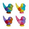 Jucărie de baie colorată cu fluier de păsări pentru copii Jucărie muzicală distractivă pentru antrenamentul mușchilor gurii și percepția sunetului jucărie de petrecere a festivalului