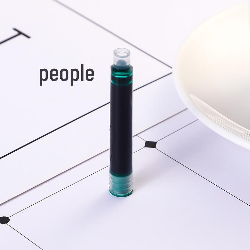 Universal Fountain Pen Ink Cartridges - 3.4mm Large Diameter, Colored Ink for Primary School, Replacement Pack