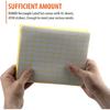 Pack of 4950, 45 Sheet White Rectangle Labels Small Blank Stickers Self Adhesive Writable Stickers for Office Home DIY Craft Supplies 0.5 x 0.75 Inch
