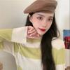Striped Cropped Thin Long Sleeve Knit Sweater Women's Casual Round Neck Top Simple Bottoming Shirt Y2k Pullovers  KoreanFashion