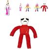 The Amazing Digital Circus Plush Toy Adorable Clown Doll Short Plush Fabric Pp Cotton Filling 23-30cm