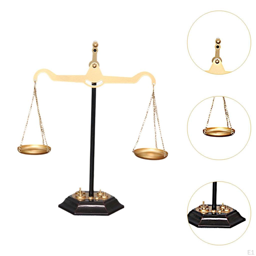 Libra Jewelry Display Centerpiece Stand Decorative Tabletop Accessories Desktop Balance Scale Art