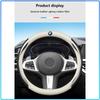 Leder Carbonfaser Auto Lenkradabdeckung Auto Zubehör Für BMW M Performance 1 3 5 7 Serie M3 M4 M5 M6 X1 X3 X5 X6 X7 E30 E34 E36 E39 E4