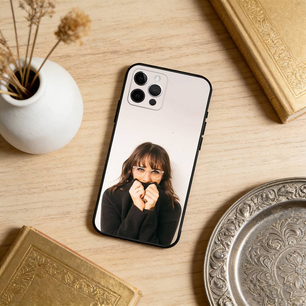

Beauty R-Rashida J-Jones Soft Silicone Black Cover,Phone Case For iPhone 17,16,15,14,13,12,11 Plus,Pro Max,XS iPhone15promax