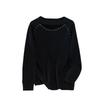 Plus Size Women's Thick Round Neck Sweater, Bust 150/160, Fits 200-350 Jin, Model 8062.