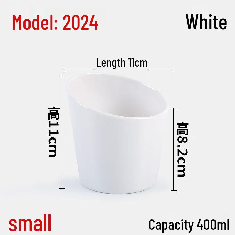 Melamine Slanted BBQ & Salad Bowls (10-Pack)