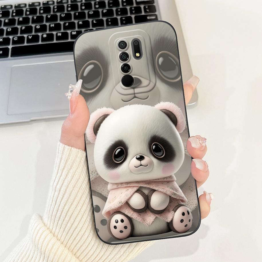 For Xiaomi Redmi 9 Case Lovely Panda Rabbit Cartoon Soft Liquid Silicone Shockproof Cover For Xiaomi Redmi 9 Prime Redmi9 Fundas