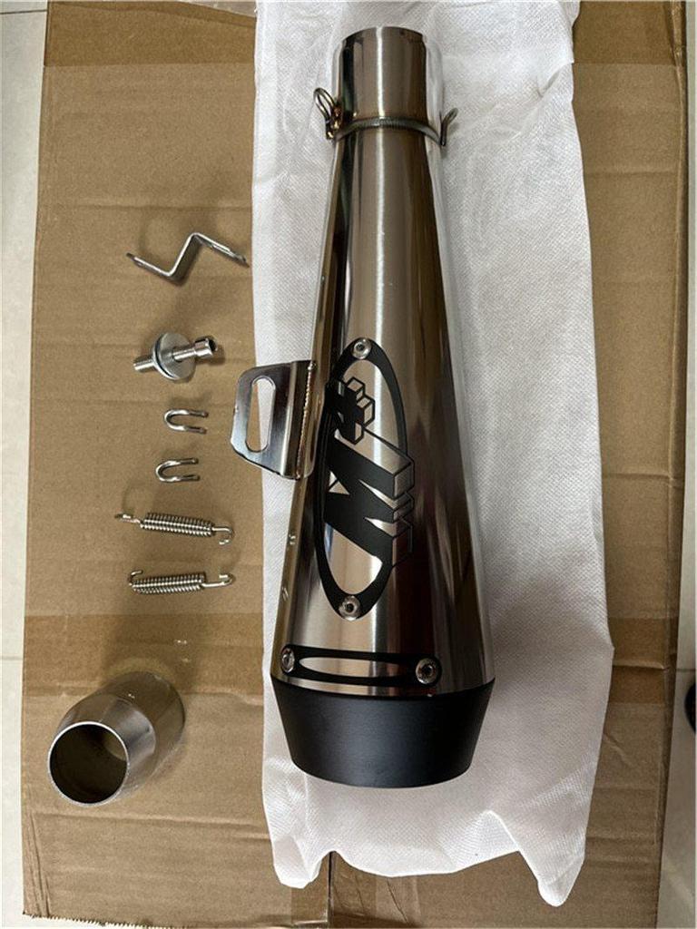Universal M4 Motorcycle Exhaust for Kawasaki, Yamaha, and Sportbikes