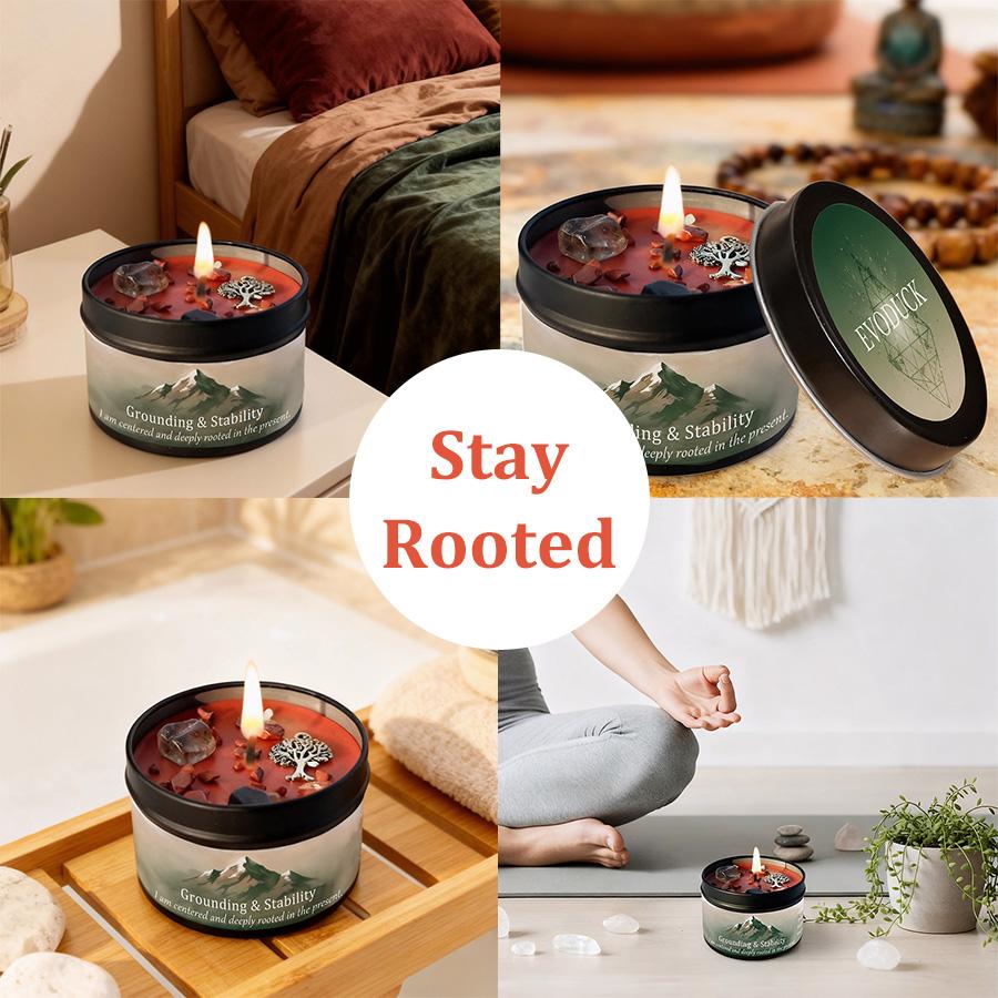 1pc Scented Candles, Iron Box Essential Oil Candle, Suitable for Bedroom Bathroom, bestfriend gifts,christmas decorations candle