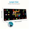 Retro Pacman Custom Name Large Size Mouse Pad Gaming Table Cushion Nonslip Laptop Tablet Big XXL Mat Mini PC Playmat With Lock edge