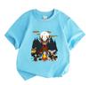 Men's Compression Workout T-Shirt, Stylish Flying Eagle Prin