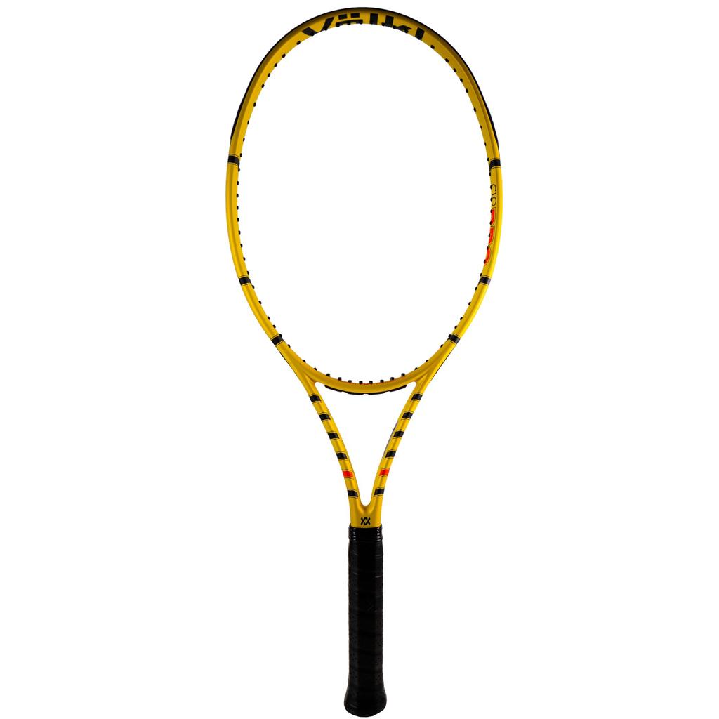 Volkl C10 Pro 25th Anniversary  Tennis Racket  Features Vibration Control Handle System and Retro Head Cover  Grip Sizes 1-5  Not Strong