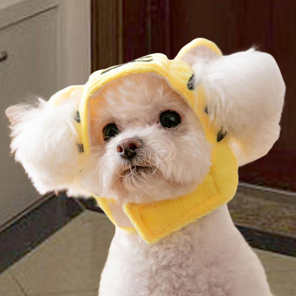 Adjustable Pet Headgear for Small Animals, Cosplay Hat Pets During Winter