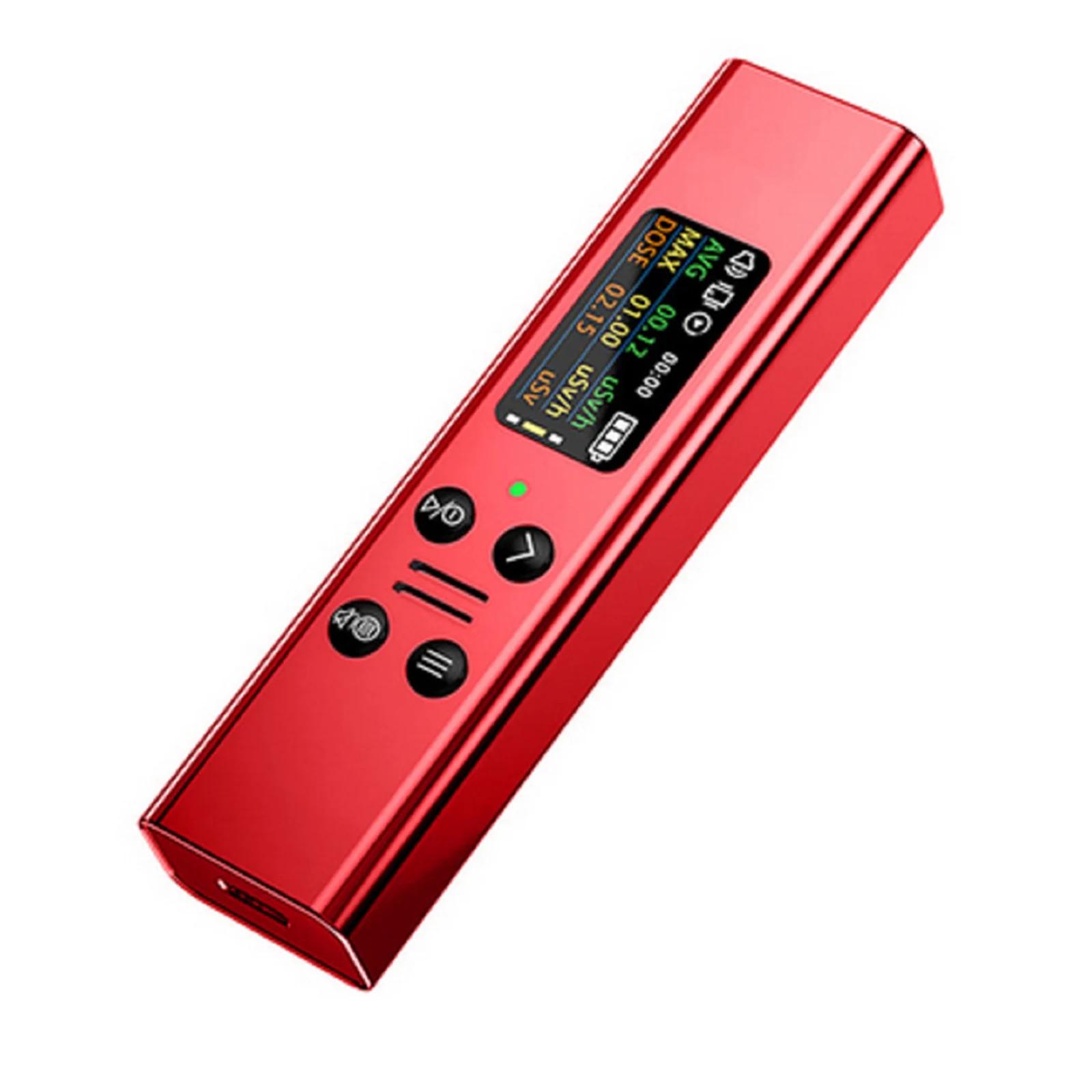 

ZN-YM06 Home Nuclear Radiation Detector Geiger Counter 0.96 Inch TFT Color Screen Tube Radiation Tester Aluminum Alloy Monitor червоний