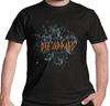Def Leppard T-Shirt Shatter Logo Rock Schwarz Hysteria Neu Offiziell
