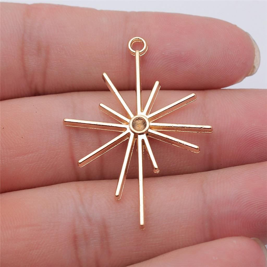 

Шарми Сонце Сонячне світло Підвіски Вінтажні Ювелірні Вироби Матеріали QC126 A42-10pcs-42x31mm