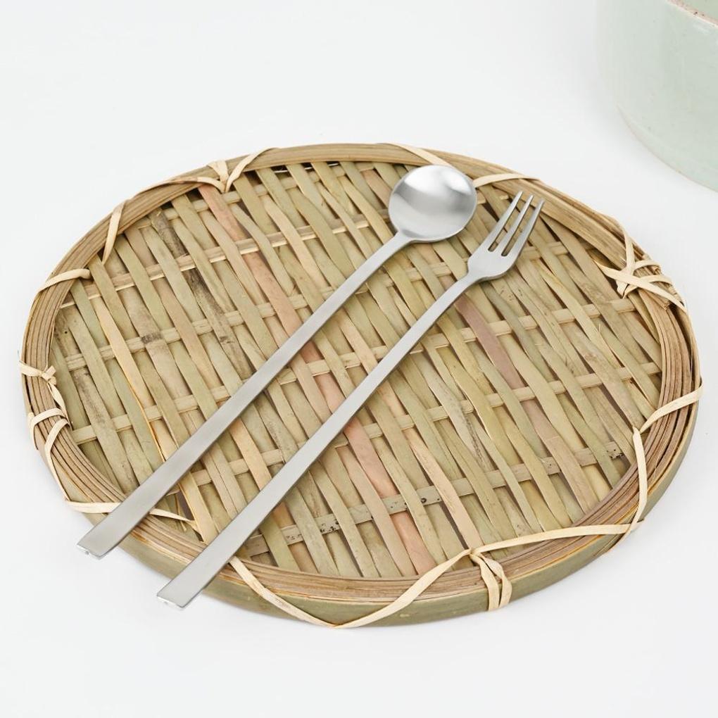 Vienna Silver/Gold Dessert Cutlery Long Teaspoon