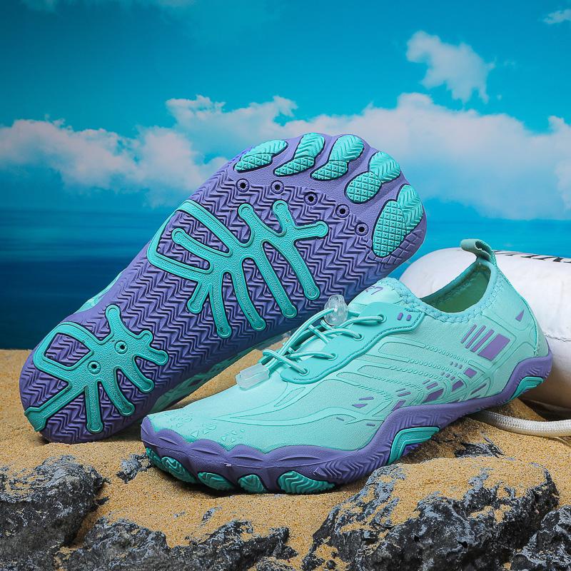 Quick Dry Aqua Shoes for Men Summer Beach Wading Shoes Women Water Sports Shoes Elastic Non-slip Water Footwear Upstream Sneakers