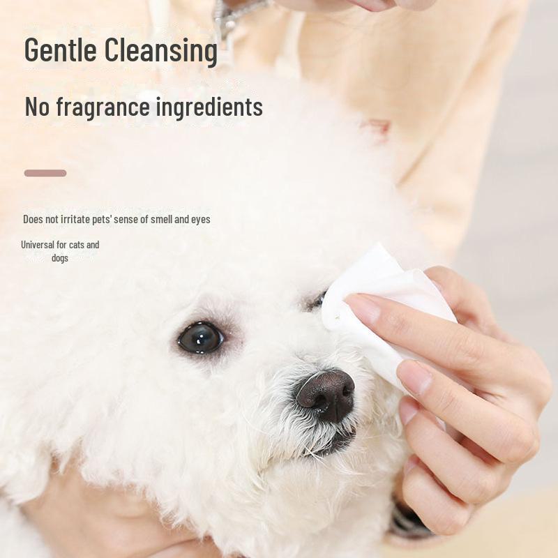 Pet Wipes for Cats & Dogs: Universal Cleaning Wipes for Bath-Free Hygiene, Tear Stain Removal, & Cat Butt Clean-Up.