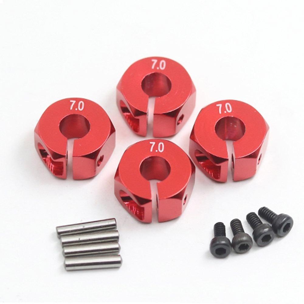 4pcs Aluminum Drive Hubs 6 7 mm RC Car Accessories Durable Crawler Wheel Parts for HSP HPI Tamiya